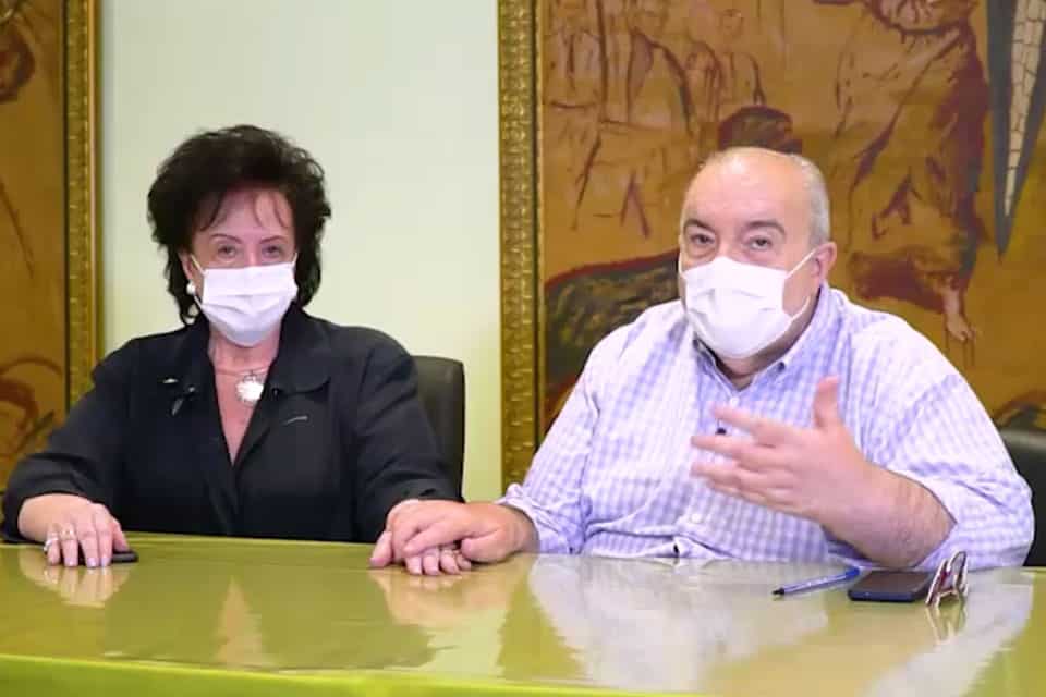 Prefeito Rafael Greca fez um vídeo, juntamente com Margarita Sansone, anunciando o Lockdown em Curitiba - Bandeira Vermelha
