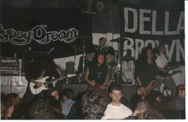Hangar Bar, anos 90 - Foto: Jean Mokwa (in memorian) - Ele foi baixista da Via Appia e Della Brown