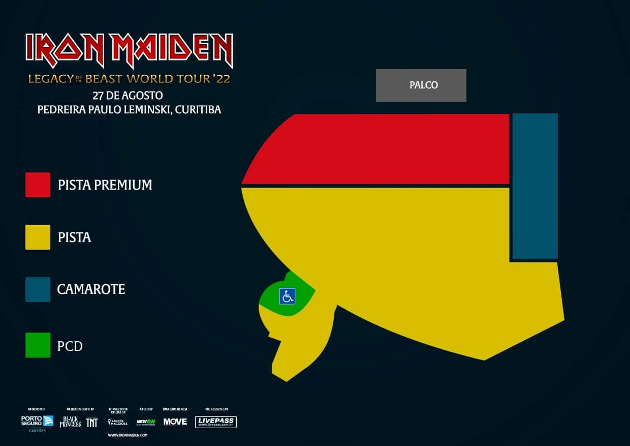 Mapa-Iron-Maiden-em-Curitiba