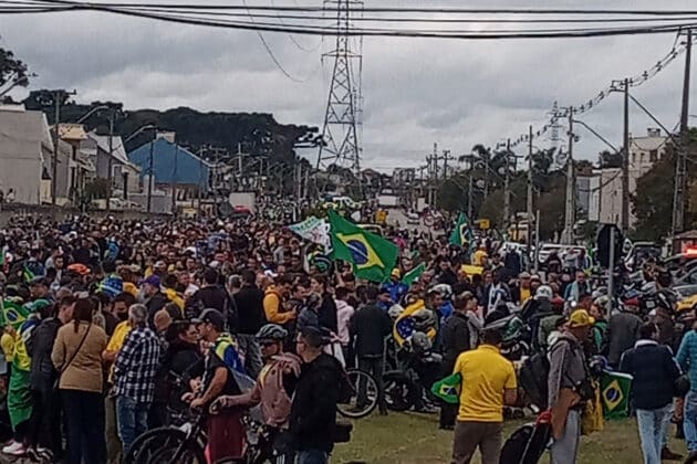 Bolsonaro em Curitiba; Imagens da motociata 1
